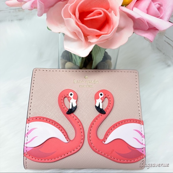 Kate spade bag flamingo pool crossbody wallet coin - Picture 7 of 8